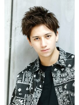 クリフ バイ リップス ヘアー(CLIF by LIPPS hair) ビジカジ かき上げ ツーブロック アップバング