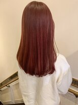 ボアップ 京橋店(boappu)&nbsp;#レッドカラー #ロングヘア #髪質改善トリートメント