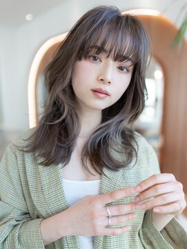 エースハバナ 渋谷(1 HAVANA) 20代30代大人かわいい/グレージュカラー/レイヤーカット/小顔