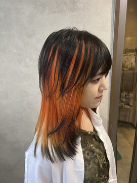 メル(mell) orange design color
