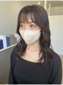 顔まわりレイヤーカット