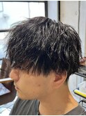 ソフトツイストパーマ×刈り上げマッシュ【EIGHT北千住 】