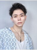 スパイキーアップバング