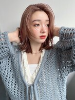 ホォレ 豊中店(fore)&nbsp;オリーブベージュショートミニボブグレージュブリーチレイヤー