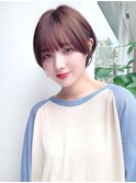 say.重政　最新トレンドショート前髪ぱっつんサイドバングボブ