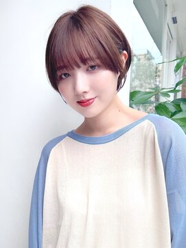 セイドット オモテサンドウ(Say. omotesando) say.重政　最新トレンドショート前髪ぱっつんサイドバングボブ
