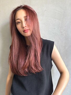 ブラン 天王寺(Blanc) 【Blanc】ピンクカラー_ピンクベージュ_レイヤーカット