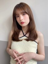 ジーナ 天神(Zina) 髪質改善＊チェリーブラウンミディ＊美髪【Zina西通り】
