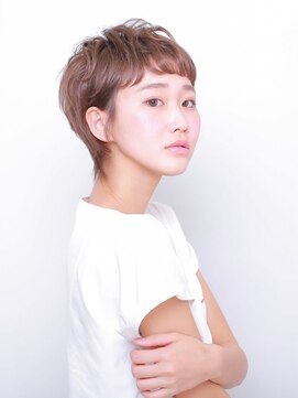 デビュー 沖縄泡瀬店(Debut) 前髪/アンブレラカラー/こなれミディ/イメチェン/ウェーブパーマ