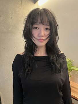 ナループロア ルームー(Nalu pu loa ROOMOO) ロングウルフ/顔まわりレイヤー/フェイスレイヤー