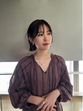 ブローチ 表参道(broocH) ぱつっとボブ