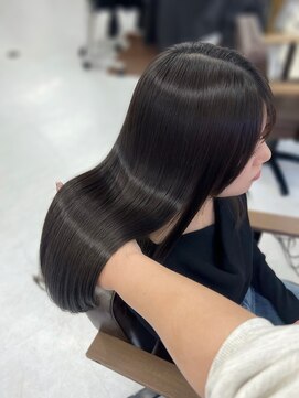 ハピネス 梅田茶屋町店(HAPPINESS) 韓国くびれロング レイヤーオルチャン小顔前髪 艶髪 髪質改善