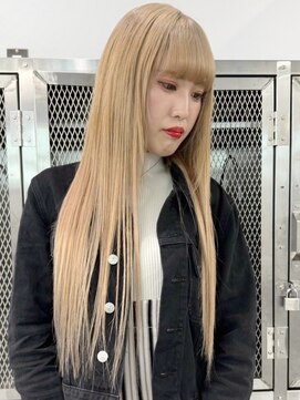 ウィコ 新宿(WICO) ミルクティーベージュ[新宿駅/ワンレン/ダブルカラー/小顔]