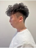 メンズ/ツイストパーマ/ツーブロック