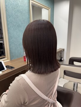 アッシュ 下北沢店(Ash) 縮毛矯正×切りっぱなしボブ