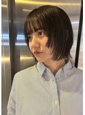 ステップボブ【ボブ／顔まわりカット/青葉台】