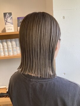 美容室 スタイルエキシティ(STYLE EKI CITY) 切りっぱなしボブ/ベージュカラー