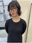 簡単スタイリング ボブパーマ レイヤーパーマ
