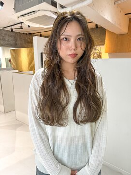 ローレン(LOREN) 透明感髪質改善ベージュダブルカラーミルクティーグレージュ