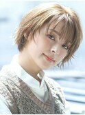 【emu井上信洋】テラコッタベージュマッシュショート/20代30代