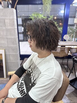 ティーヘア(t.hair) 骨格矯正爽やかメンズショートカット/刈り上げ/マイクロバブル