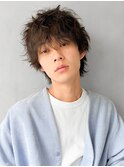 無造作デジタルパーマモテ髪大人ナチュラルヘアサーフカール