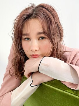 アルバム 渋谷パルコ(ALBUM) ロング顔周りレイヤーフェイスフレーミング韓国ヘア_F40058