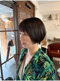 前下がりショートボブ