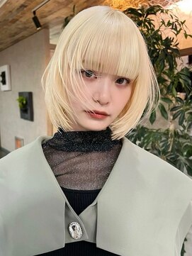 ネハス 名古屋栄店(nehus.) ブリーチ/クラゲヘアー/小顔に見せるヘア/ココアベージュ