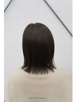 ビーヒアナウ N゜03 金沢駅西店(BE HERE NOW)&nbsp;結べるボブ外ハネボブレイヤーカットモテ髪切りっぱなし