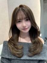 ロンド リリー 銀座(Lond Lily)&nbsp;大人ガーリー/似合わせカット/ミディアムレイヤーカット/銀座