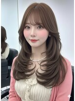 フォルテ プリモ 焼津 藤枝(FORTE PRIMO) レイヤーカット/韓国/ダブルカラー/髪質改善/マロンベージュ