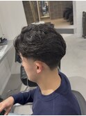 men's/メンズ/メンズカット/刈り上げセンターパート/渋谷