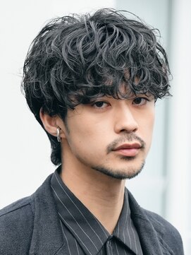 フィフス 札幌大通(fifth) 札幌大通ツイストスパイラルパーマ波巻きパーマメンズマッシュ◆