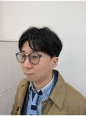 毛流れセンターパートで自然な色気を。。
