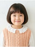 乾かすだけでまとまる♪愛されキッズ・ラウンドボブ