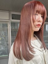 トリッカ シブヤ(TRICCA SHIBUYA)&nbsp;透明感レッド/ツヤ暖色/小顔レイヤー/暖色カラー/髪質改善