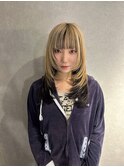 レイヤーカット/デザインカラー/アンブレラカラー