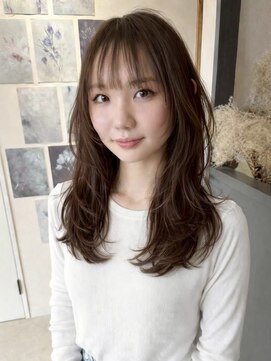 エトワ 中央店(etoi) 大分韓国かき上げレイヤーカット大人レイヤー顔まわりレイヤー
