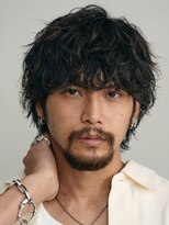 フィフス 大分(fifth)&nbsp;大分シャドウパーマメンズカットラウンドマッシュツーブロック