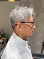 エムエイチザバーバー 本町(MH THE BARBER)&nbsp;大人のシルバーグレイショート【北浜・淀屋橋】