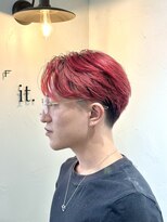 イット(it.)&nbsp;韓国風センターパートマッシュ