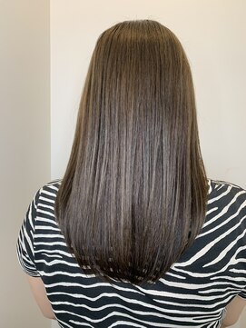 アヴァンス 深井店(AVANCE.) ストレート×カーキグレージュ