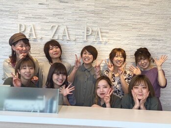 パザパ 花楯店 山形(pa za pa)の写真/女性目線の提案と高技術でなりたいを叶える☆なんでも相談しやすい女性スタッフが多数在籍しているサロン♪