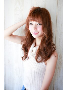 テトテ 天王寺店(tetote) 【tetote天王寺/阿倍野】オン眉バング×レッドブラウン