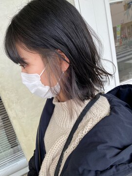 ナイーブヘアデザイン(NAiVE HAIR DESIGN) 【NAiVE hair】インナーパープル★BOB