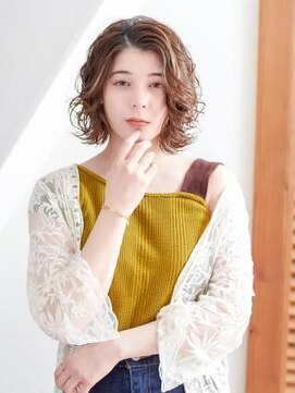 オーブ ヘアー グロー 橋本店(AUBE HAIR grawe) 【AUBE HAIR】大人ミディアム×パーマスタイル