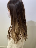 アドラーブル 万代店 (adorable)&nbsp;【イヤリングカラー】1ブリーチで透明感ベージュ 10代20代