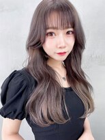 アイティーバイアルバム 下北沢店(IT by ALBUM)&nbsp;くびれヘア_ショコラベージュボブルフベビーバング_8737