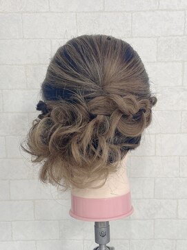 サロン Salon アイ アート 七五三 サイドアップヘア